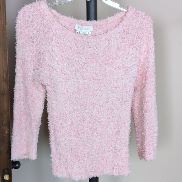 Escada 🩷 Woven Textured Lightweight Sweater - Picture 11 of 12